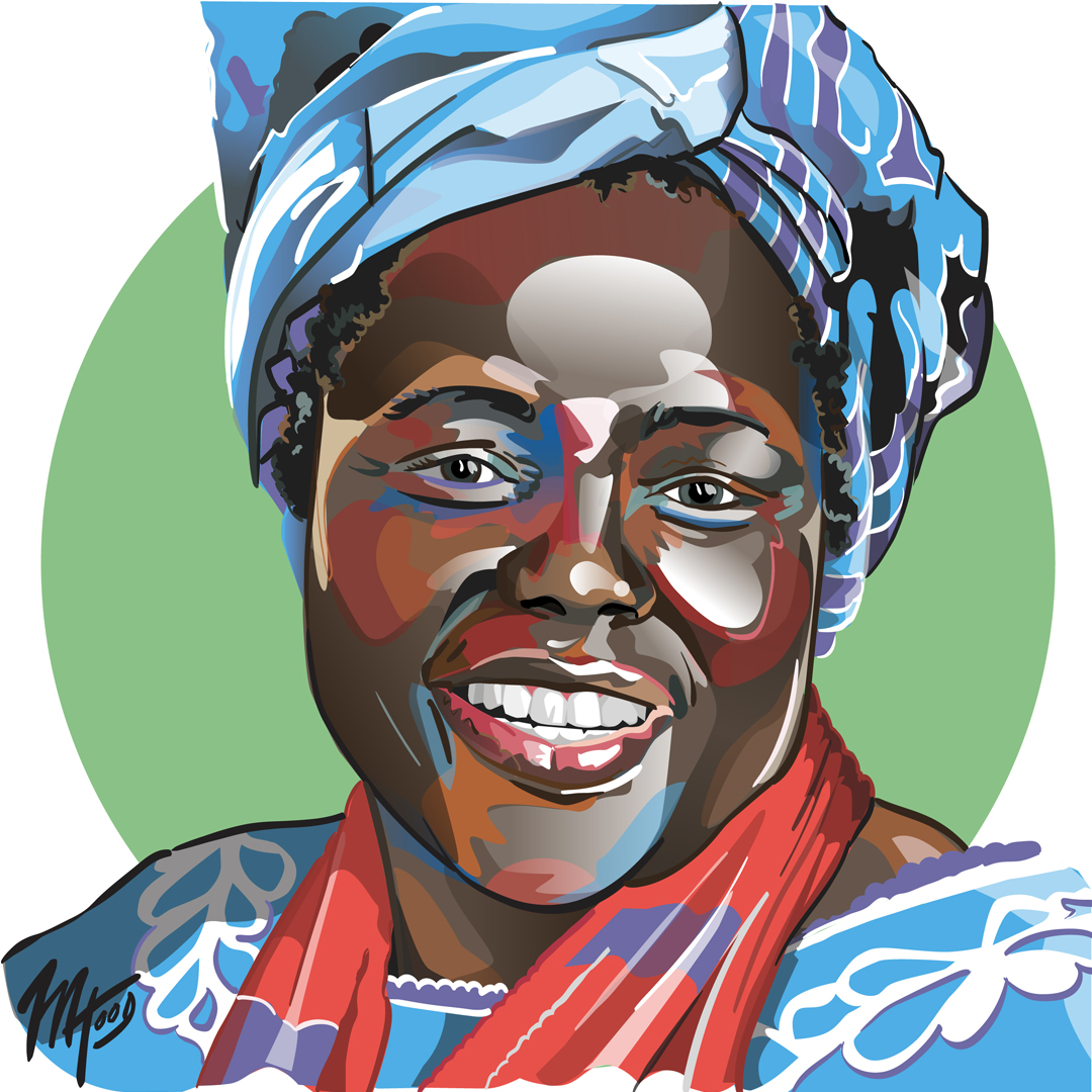 Portrait of Wangari Maathai